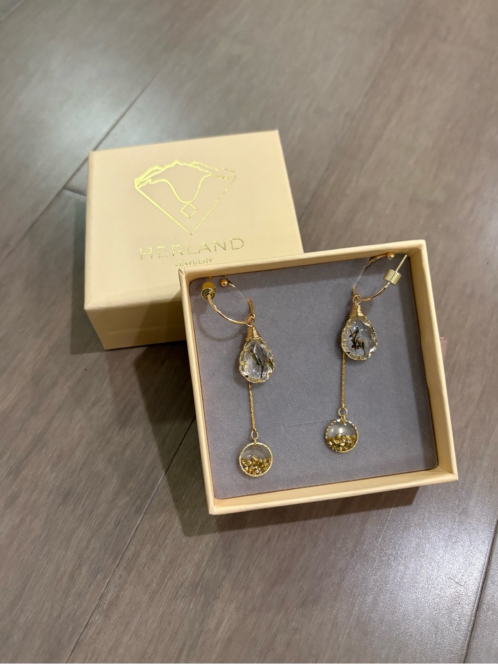 Herland Jewelry Botanical Resin Earrings